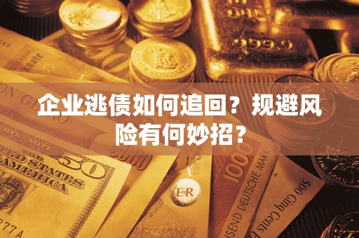 武汉企业逃债如何追回？规避风险有何妙招？