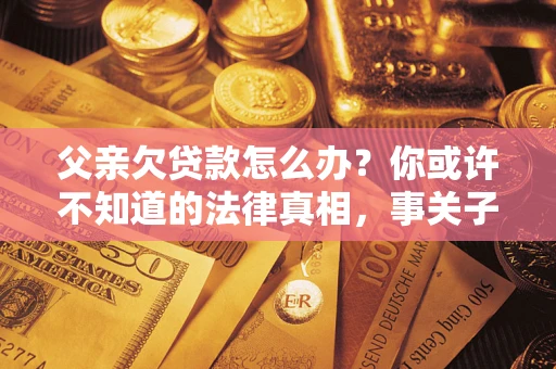 武汉父亲欠贷款怎么办？你或许不知道的法律真相，事关子女未来