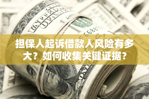 武汉担保人起诉借款人风险有多大？如何收集关键证据？