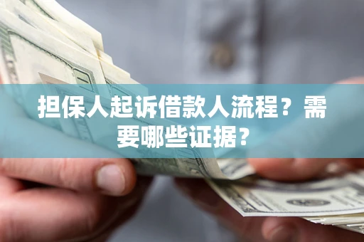 武汉担保人起诉借款人流程？需要哪些证据？