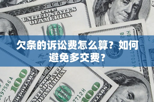 武汉欠条的诉讼费怎么算？如何避免多交费？