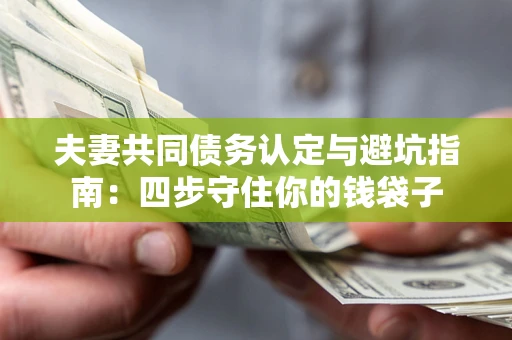 武汉夫妻共同债务认定与避坑指南：四步守住你的钱袋子