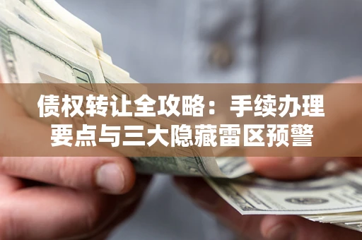 武汉债权转让全攻略：手续办理要点与三大隐藏雷区预警