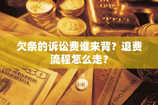 武汉欠条的诉讼费谁来背？退费流程怎么走？