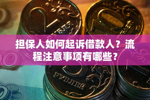 武汉担保人如何起诉借款人？流程注意事项有哪些？